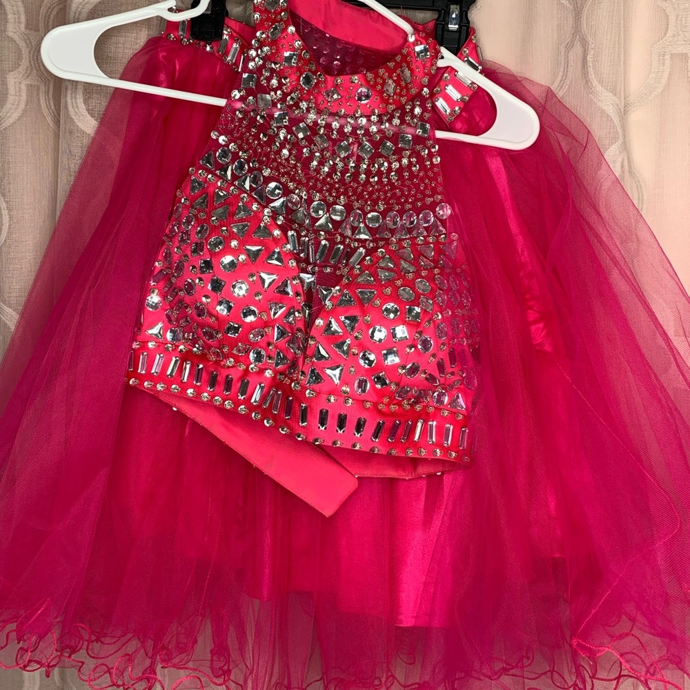 Pink Two Piece Set Dress.